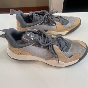 Jordan Delta SP Steel Gray Tan‎ Sneakers Shoes Womens 12 Athletic Sporty